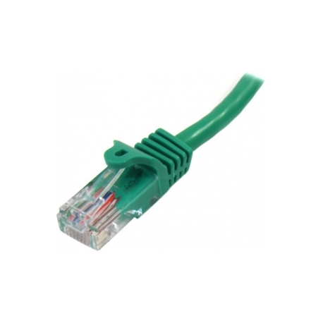 StarTech.com 0.5m Green Cat5e  /  Cat 5 Snagless Ethernet Patch Cable 0.5 m - Patch cable - RJ-45 (M) to RJ-45 (M) - 50 cm - UTP - CAT 5e - snagless, stranded - green - 2