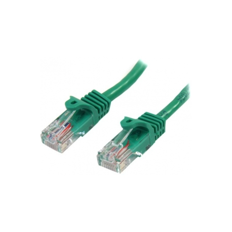 StarTech.com 5m Green Cat5e  /  Cat 5 Snagless Ethernet Patch Cable 5 m - Network cable - RJ-45 (M) to RJ-45 (M) - 5 m - UTP - CAT 5e - snagless, stranded - green - 0