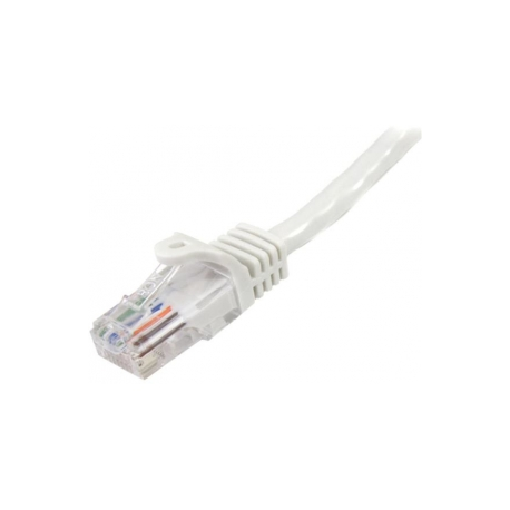StarTech.com 5m White Cat5e  /  Cat 5 Snagless Ethernet Patch Cable 5 m - Network cable - RJ-45 (M) to RJ-45 (M) - 5 m - UTP - CAT 5e - snagless, stranded - white - 2
