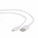 Cablexpert - Lightning cable - USB male to Lightning male - 2 m - shielded - white - for Apple iPad / iPhone / iPod (Lightning)