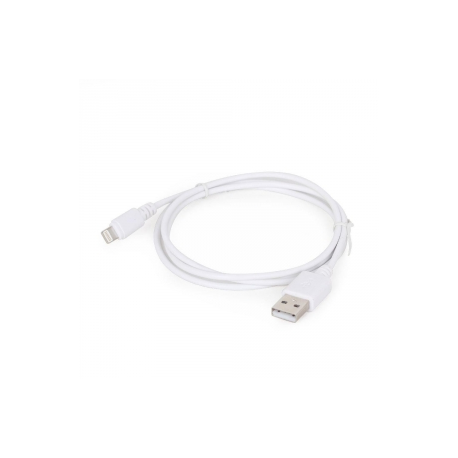 Cablexpert - Lightning cable - USB male to Lightning male - 2 m - shielded - white - for Apple iPad / iPhone / iPod (Lightning) - 1