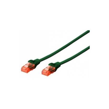 DIGITUS Professional - Patch cable - RJ-45 (M) to RJ-45 (M) - 2 m - UTP - CAT 6 - booted, snagless - black - 0