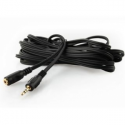 Gembird - Audio extension cable - stereo mini jack female to stereo mini jack male - 5 m - black