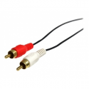 StarTech.com 3 ft Stereo Audio Cable - 3.5mm Male to 2x RCA Male - heaDPhone jack to RCA - Mini jack to RCA - 3.5mm to RCA (MU3MMRCA) - Audio cable - stereo mini jack male to RCA x 2 male - 92 cm - black - for P / N: HD202A, ST121HDBTSC, ST12MHDLAN4R, ST12MHDLNHK, ST12MHDLNHR, ST222HDBT, VID2HDCON2