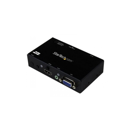 StarTech.com 2x1 VGA + HDMI to HDMI Switch / Selector Box - 1080p Multi Video Input Automatic Switcher - 2 Computers In 1 Monitor Out (VS221VGA2HD) - Video / audio switch - desktop - for P / N: SVA5N3NEUA - 1