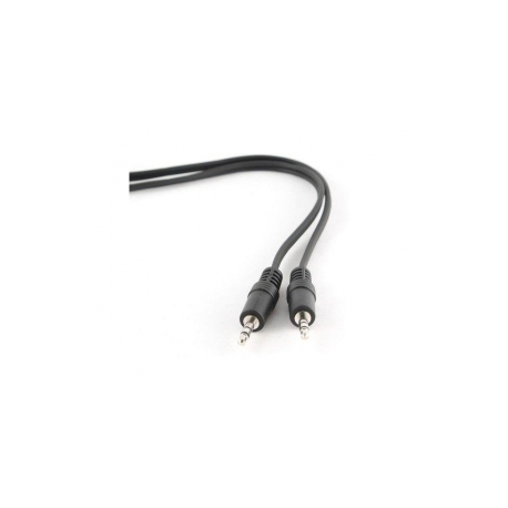 Cablexpert CCA-404-2M - Audio cable - stereo mini jack male to stereo mini jack male - 2 m - black - molded - 0