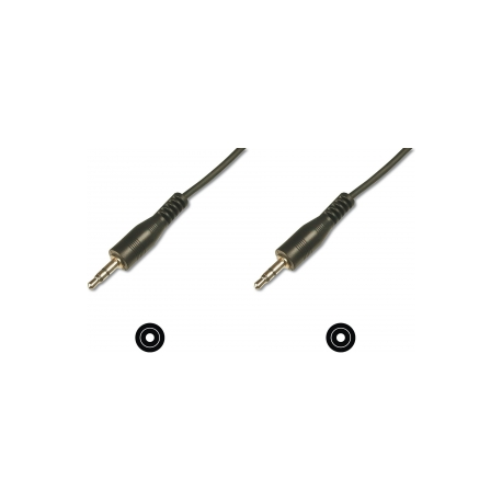 ASSMANN - Audio cable - stereo mini jack male to stereo mini jack male - 2.5 m - shielded - black - molded - 0
