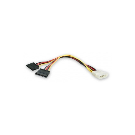 StarTech.com 12in LP4 to 2x SATA Power Y Cable Adapter - Molex to to Dual SATA Power Adapter Splitter - Power adapter - 4 PIN internal power (M) to SATA power (F) - for P / N: BRACKET125PTP, HSB13SATSASB, HSB1SATSASBA, HSB1SATSASVA, HSB43SATSASB, S322M225R - 4