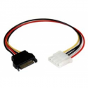StarTech.com 12in SATA to LP4 Power Cable Adapter F / M - SATA to LP4 Power Adapter - SATA Female to LP4 Male Power Cable - 12 inch (LP4SATAFM12) - Power adapter - 4 PIN internal power (F) to SATA power (M) - 30.48 cm - for P / N: SATSASBP425
