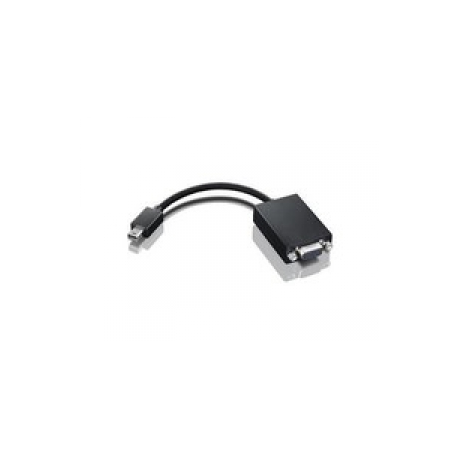 Lenovo - DisplayPort adapter - single link - Mini DisplayPort (M) to DVI-D (F) - 20 cm - for ThinkPad L570; P51; T470; W550; X240; ThinkStation P330 Gen 2; P34X; P350; P520; P620 - 0