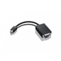 Lenovo - DisplayPort adapter - single link - Mini DisplayPort (M) to DVI-D (F) - 20 cm - for ThinkPad L570; P51; T470; W550; X240; ThinkStation P330 Gen 2; P34X; P350; P520; P620