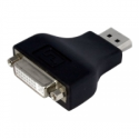 StarTech.com DisplayPort DVI Video Adapter Converter - DisplayPort to DVI Converter - DP to DVI - DisplayPort to DVI Adapter (DP2DVIADAP) - DisplayPort adapter - single link - DisplayPort (M) to DVI-D (F) - for P / N: DVIDDMM1, DVIDDMM10M, DVIDDMM25, DVIDDMM2M, DVIDDMM3M, DVIDDMM5M