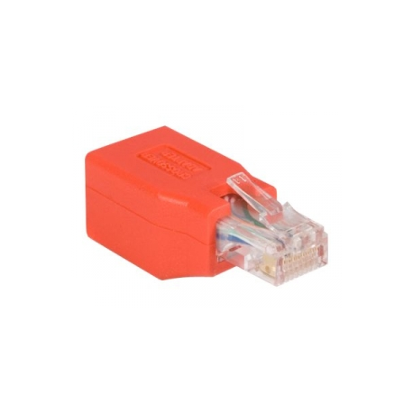 StarTech.com Cat6 Cable - Cat6 Crossover Adapter - GbE - Red - Ethernet Network Cable (C6CROSSOVER) - Crossover adapter - RJ-45 (M) to RJ-45 (F) - CAT 6 - red - 1