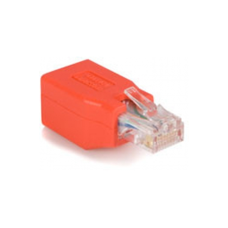 StarTech.com Cat6 Cable - Cat6 Crossover Adapter - GbE - Red - Ethernet Network Cable (C6CROSSOVER) - Crossover adapter - RJ-45 (M) to RJ-45 (F) - CAT 6 - red - 11