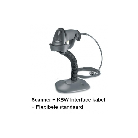 Symbol LS2208 - Barcode scanner - handheld - 100 scan / sec - decoded - keyboard wedge - 2