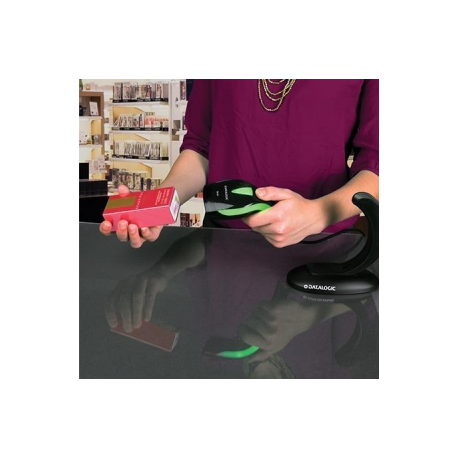 Datalogic Heron HD3130 - Barcode scanner - handheld - 270 scan  /  sec - decoded - USB - 3