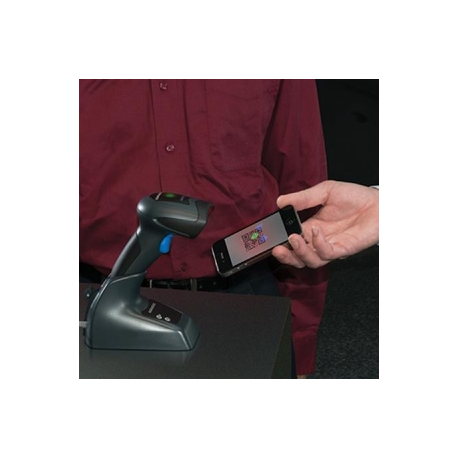 Datalogic BC2030 Base / Charger Multi-Interface 433MHz - Bar code scanner docking cradle - black - for QuickScan QM2430 - 0