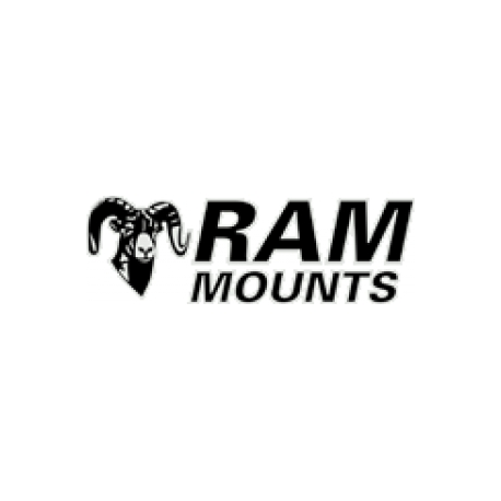 RAM RAM-B-238U - Mounting component (ball base) - rubber, powder-coated marine grade aluminium - 0