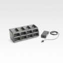 Zebra 8-Slot Battery Charger Kit - Power adapter and battery charger