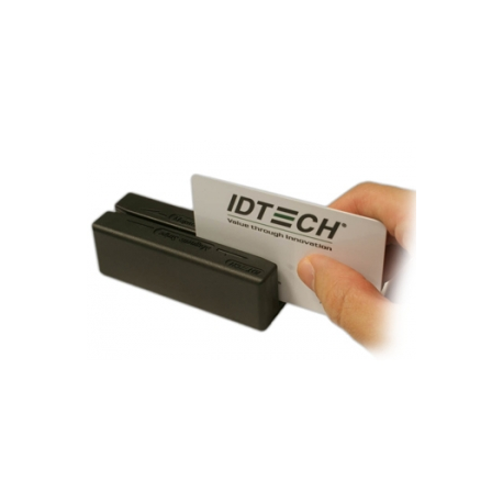 ID TECH MiniMag Duo - Magnetic card reader (Tracks 1, 2 & 3) - USB - black - 0