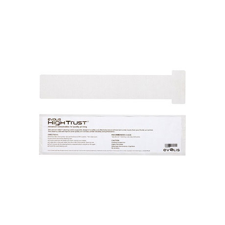 Evolis High Trust T' Card Cleaning Kit - Printer cleaning card (pack of 10) - for Badgy 100, 1st Generation, 200; Evolis Primacy, Zenius - 0