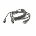 Honeywell - Keyboard wedge  /  power cable - RJ-45 (M) to PS / 2, power - 3 m - coiled - black