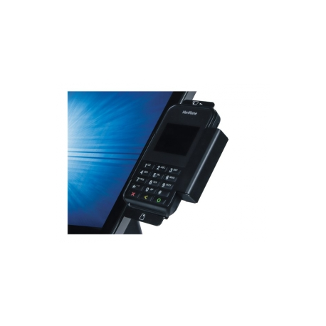Elo Cradle for Verifone E355 (I-Series & 02-Series Monitors) - EMV terminal cradle - black - for Elo 1002, 1302, 1902, 2202, 2402, 2702; I-Series ESY15, ESY22; I-Series 2.0; VeriFone e355 - 3