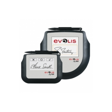 Evolis Signature 100 - Signature terminal w / LCD display - 4.7 x 9.5 cm - wired - USB - 0