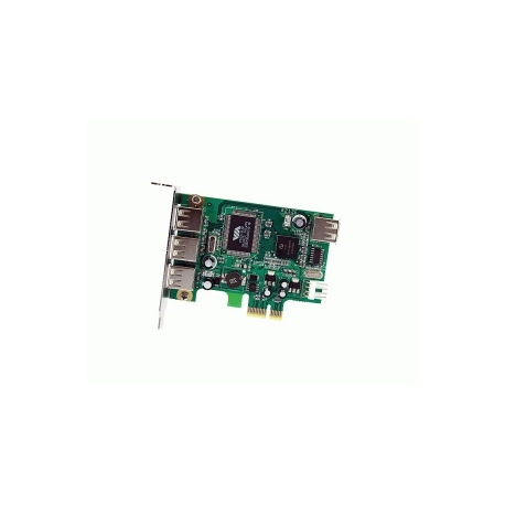 StarTech.com 4 Port PCI Express Low Profile High Speed USB Card - PCIe USB 2.0 Card - PCI-E USB 2.0 Card (PEXUSB4DP) - USB adapter - PCIe low profile - USB, USB 2.0 - 4 ports - for P / N: ST4200MINI2 - 1