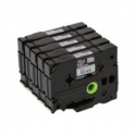 Brother HGE-M931V5 - Black on silver - Roll (1.2 cm x 8 m) 5 cassette(s) laminated tape - for P-Touch PT-9500pc, PT-9700PC, PT-9800PCN; P-Touch R RL-700S