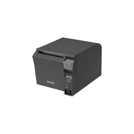 Epson TM T70II - Receipt printer - thermal line - Roll (8 cm) - 180 dpi - up to 250 mm / sec - USB 2.0, serial - cutter - dark grey - 1