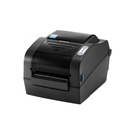 BIXOLON SLP-TX420 - Label printer - direct thermal  /  thermal transfer - Roll (11 cm) - 203 dpi - up to 178 mm / sec - parallel, USB, LAN, serial - dark grey - 0