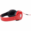 Gembird MHS-DTW-R - Headphones with mic - full size - wired - 3.5 mm jack - red