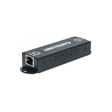 Intellinet Gigabit High-Power PoE+ Extender Repeater, IEEE 802.3at / af Power over Ethernet (PoE+ / PoE), metal - Repeater - GigE - 10Base-T, 100Base-TX, 1000Base-T - RJ-45  /  RJ-45 - up to 500 m - 1