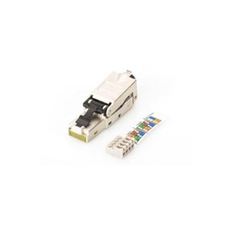 DIGITUS Professional DN-93631 - Network connector - RJ-45 (M) - shielded - 5 - 9 mm - CAT 6a - IEEE 802.3an / IEEE 802.3at - 0