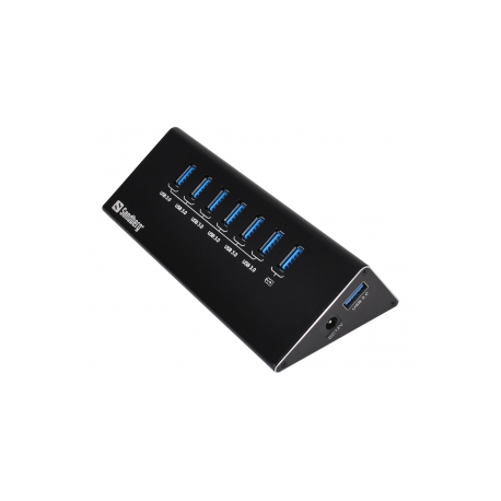 Sandberg USB 3.0 Hub 7 ports - Hub - 7 x SuperSpeed USB 3.0 - desktop - 3