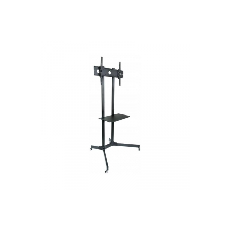 TECHly TROLLEY ICA-TR6 - Cart - for flat panel - black - screen size: 30"-65" - 1