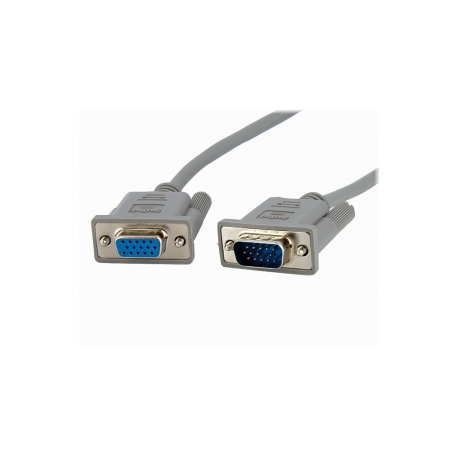 StarTech.com 10 ft VGA Monitor Extension Cable - HD15 M / F - VGA extension cable - HD-15 (M) to HD-15 (F) - 3 m - grey - 0