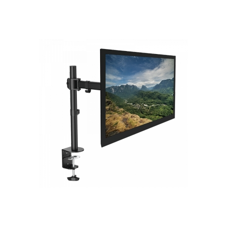 LogiLink - Mounting kit - for LCD display (adjustable arm) - solid cold pressed steel - screen size: 13"-27" - desk-mountable - 2