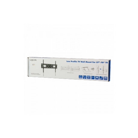 LogiLink Low Profile - Bracket - for flat panel - solid cold pressed steel - screen size: 37"-70" - wall-mountable - 2