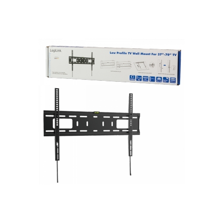 LogiLink Low Profile - Bracket - for flat panel - solid cold pressed steel - screen size: 37"-70" - wall-mountable - 3
