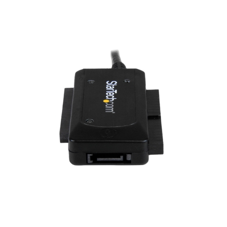 StarTech.com USB 3.0 to SATA IDE Adapter - 2.5in / 3.5in - External Hard Drive to USB Converter - Hard Drive Transfer Cable (USB3SSATAIDE) - Storage controller - ATA / SATA - USB 3.0 - black - for P / N: PEXUSB3S42V, PEXUSB3S44V - 2