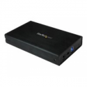 StarTech.com 3.5in Black Aluminum USB 3.0 External SATA III SSD  /  HDD Enclosure with UASP for SATA 6Gbps - 3.5" SATA Hard Drive Enclosure (S3510BMU33) - Storage enclosure - 3.5" - SATA 6Gb / s - USB 3.0 - black - for P / N: SVA12M2NEUA, SVA12M5NA, USBDUP15, USBDUPE115, USBDUPE17