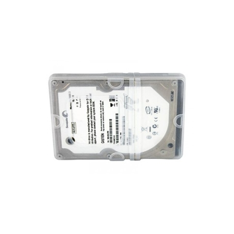 StarTech.com 2.5in Silicone Laptop Hard Drive Protector Sleeve with Connector Cap - 3.5 HDD protector - Hard Drive protector (HDDSLEV25) - Hard drive protective sleeve - clear - for P / N: SATERASER4, SDOCK1EU3P2, SDOCK2ERU33, SDOCK2U33V, SDOCK4U313, USB31C2SAT3 - 0