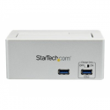 StarTech.com USB 3.0 SATA HDD Docking Station w /  Fast Charge USB Hub & UASP - Storage controller - 2.5", 3.5" - SATA 6Gb / s - USB 3.0 - white & silver - for P / N: SVA12M5NA, USBDUP15, USBDUPE115, USBDUPE17