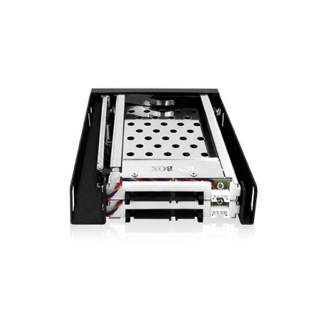 RaidSonic ICY BOX IB-2227StS - Storage drive cage - 2.5" - black - 0