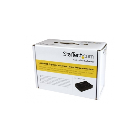 StarTech.com Standalone 2.5 / 3.5" SATA Hard Drive Duplicator w / Multi HDD / SSD Image Backup Library - Hard Drive Duplicator - 6 GBpm (SATDUP11IMG) - Hard drive duplicator - 2 bays (SATA-600) - for P / N: SVA12M5NA - 5