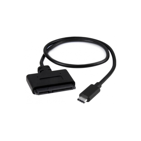 StarTech.com USB C to SATA Adapter - External Hard Drive Connector for 2.5" SATA Drives - SATA SSD  /  HDD to USB C Cable (USB31CSAT3CB) - Storage controller - 2.5", 3.5" - SATA 6Gb / s - USB 3.1 (Gen 2) - black - 6