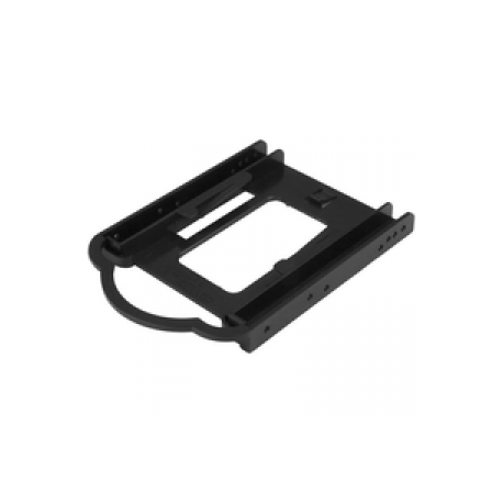 StarTech.com 2.5" HDD  /  SDD Mounting Bracket for 3.5" Drive Bay - Tool-less Installation - 2.5 Inch SSD HDD Adapter Bracket (BRACKET125PT) - Storage bay adapter - 3.5" to 2.5" - black - for P / N: M2E4SFF8643, PEX4SFF8643, U2M2E125 - 0